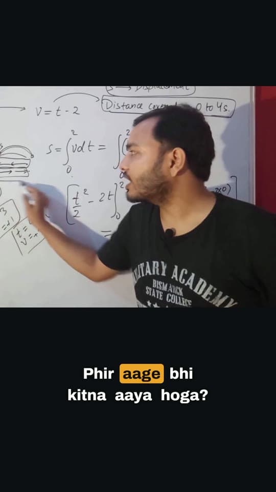 A physics reel published to Instagram from Reel Studio